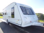SOLD 2008 Elddis Odyssey 525 5 berth caravan with fixed bed option, motor mover and seperate shower $29995.00