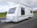 SOLD 2007 Geist Aktiv 595 twin single fixed bed caravan with end washroom $34995